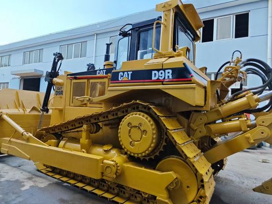  Series Bulldozer CATD9R Soil Plowing Operation Road Construction