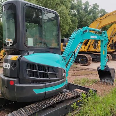 Tracked hydraulic Kobelco second-hand excavator SK55SR