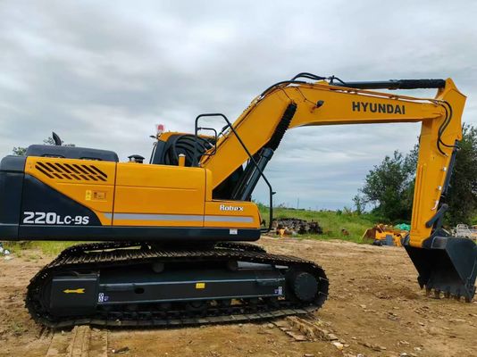 Hydraulic tracked excavator, original Hyundai 220LC-9 excavator Discounted Price