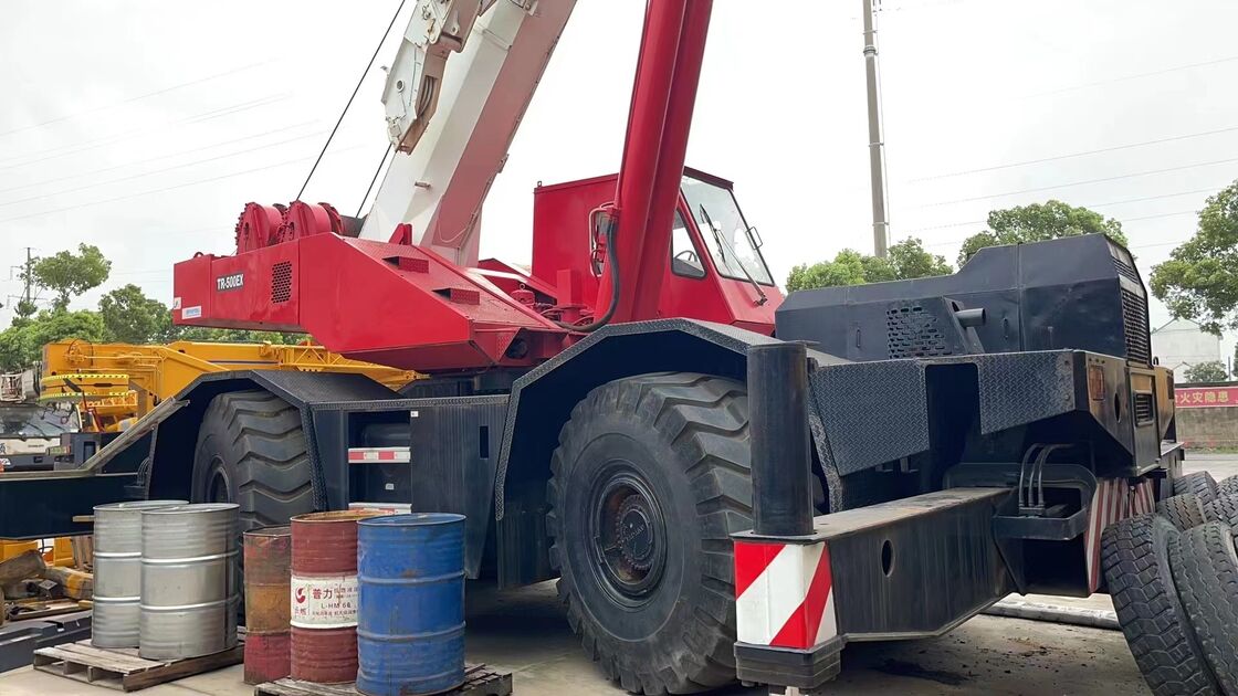 Used High Quality Tadano 50-ton Crane with Tadano's Own RF8 Engine Crane for Sale