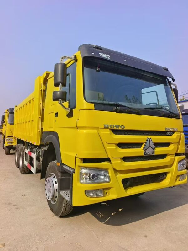 Second Hand Used 375HP 12 Wheels 8x4 SINOTRUCK Howo Euro 2 Diesel Left Steering Heavy Dump Truck Tipper Truck for Sale