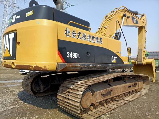 日本 原産 使用猫掘削機 50000kg CAT 349DL クローラー掘削機 2m3 ボケット容量